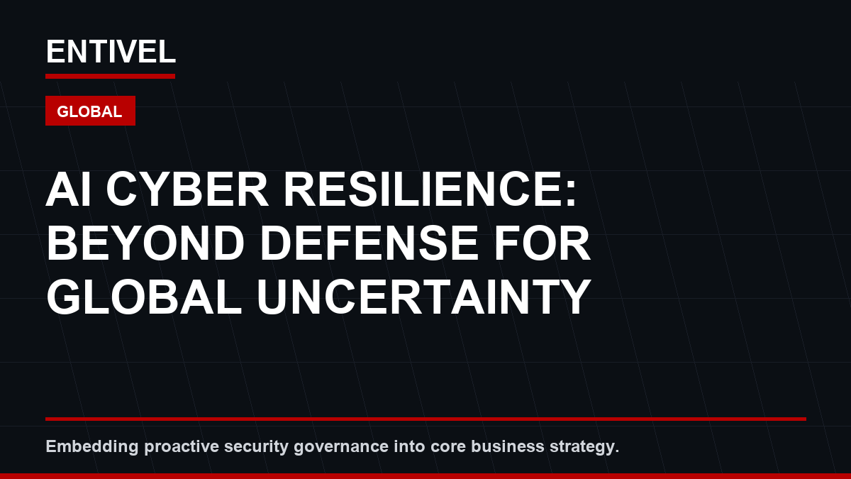 Beyond Defense: Building AI-Driven Cyber Resilience for Global Uncertainty