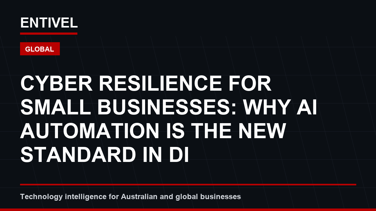 Cyber Resilience for Small Businesses: Why AI Automation is the New Standard in Digital Defense