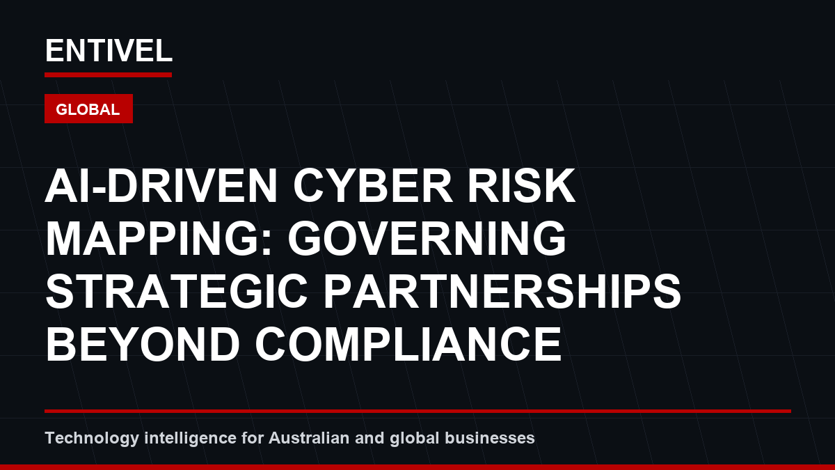 AI-Driven Cyber Risk Mapping: Governing Strategic Partnerships Beyond Compliance