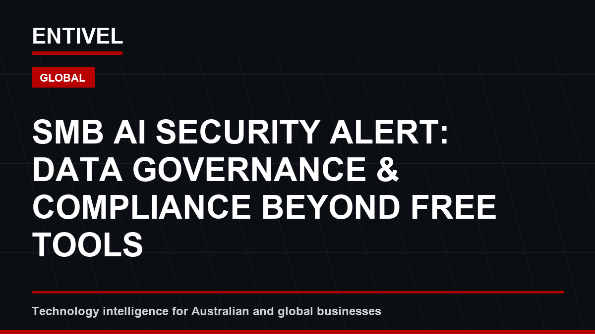 SMB AI Security Alert: Data Governance & Compliance Beyond Free Tools