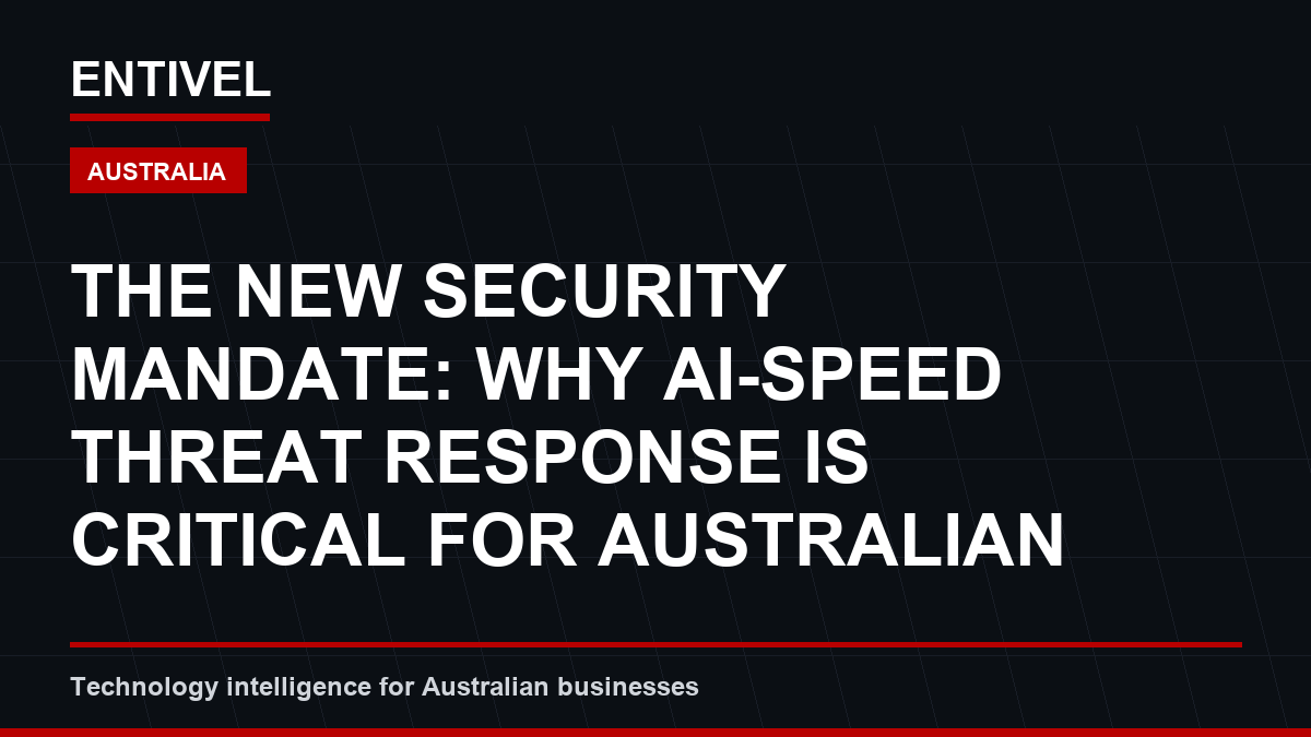 The New Security Mandate: Why AI-Speed Threat Response is Critical for Australian SMBs in the Cloud